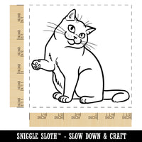 Affectionate British Shorthair Self-Inking Rubber Stamp Ink Stamper