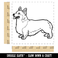 Alert Pembroke Welsh Corgi Pet Dog Self-Inking Rubber Stamp Ink Stamper