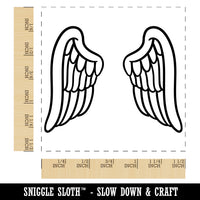 Angel Bird Wings Self-Inking Rubber Stamp Ink Stamper