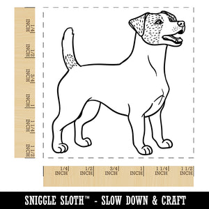 Energetic Jack Russell Terrier Pet Dog Self-Inking Rubber Stamp Ink Stamper
