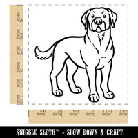 Friendly Labrador Retriever Pet Dog Self-Inking Rubber Stamp Ink Stamper