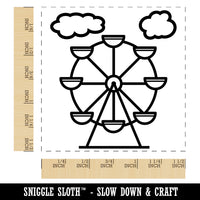 Ferris Wheel Carnival Ride Self-Inking Rubber Stamp Ink Stamper