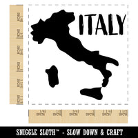 Italy Country Solid with Text Self-Inking Rubber Stamp Ink Stamper