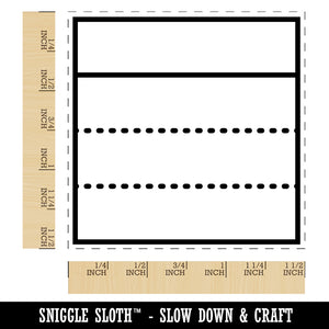 Journaling Framework Block Self-Inking Rubber Stamp Ink Stamper