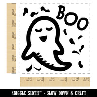 Sweet Ghost Boo Halloween Self-Inking Rubber Stamp Ink Stamper