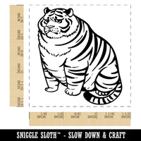 Chubby Fat Tiger Self-Inking Rubber Stamp Ink Stamper