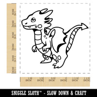 Cute Kawaii Little Dragon Self-Inking Rubber Stamp Ink Stamper