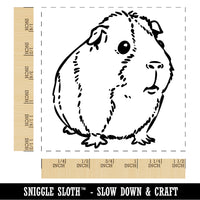 Sweet Guinea Pig Self-Inking Rubber Stamp Ink Stamper