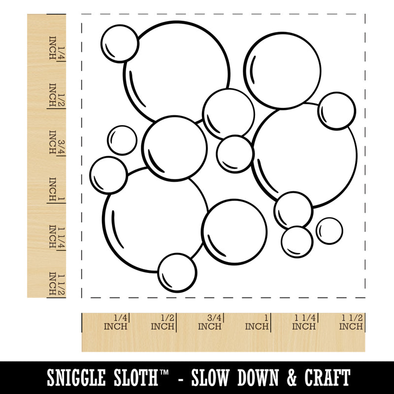 Bunch of Bubbles Self-Inking Rubber Stamp Ink Stamper