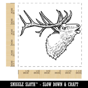 Elk Calling Out Self-Inking Rubber Stamp Ink Stamper