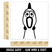 Screaming Rubber Chicken Head Self-Inking Rubber Stamp Ink Stamper