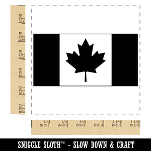 Canada Country Flag Self-Inking Rubber Stamp Ink Stamper