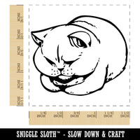 Chonk the Chubby Fat Cat Self-Inking Rubber Stamp Ink Stamper