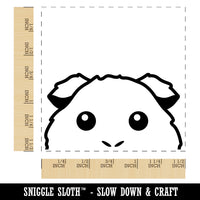 Peeking Guinea Pig Self-Inking Rubber Stamp Ink Stamper