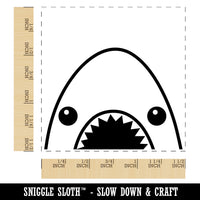 Peeking Shark Self-Inking Rubber Stamp Ink Stamper