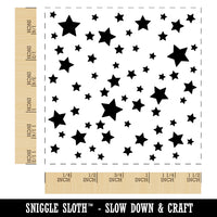 Cluster of Stars Self-Inking Rubber Stamp Ink Stamper