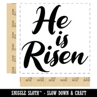 He is Risen Religious Easter Christian Self-Inking Rubber Stamp Ink Stamper