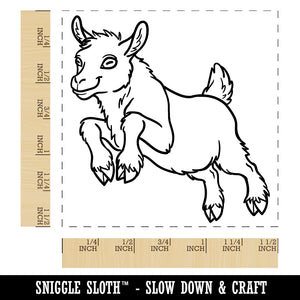 Jumping Baby Goat Self-Inking Rubber Stamp Ink Stamper