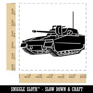 Military Army Tank Self-Inking Rubber Stamp Ink Stamper