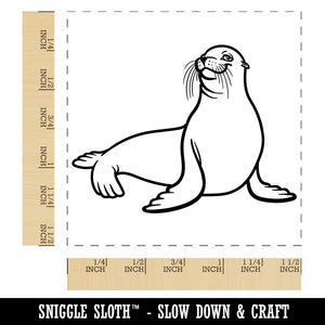 Smug Sea Lion Self-Inking Rubber Stamp Ink Stamper