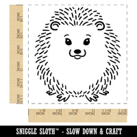 Sweet Hedgehog Front Self-Inking Rubber Stamp Ink Stamper