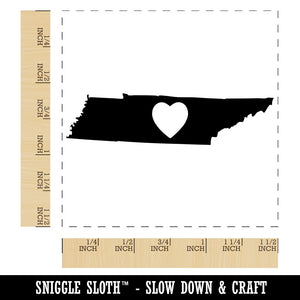 Tennessee State with Heart Self-Inking Rubber Stamp Ink Stamper