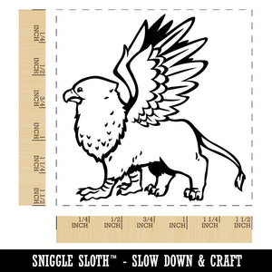 Enchanting Mythical Creature Griffin Self-Inking Rubber Stamp Ink Stamper