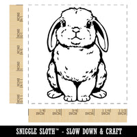 Lop Eared Bunny Rabbit Self-Inking Rubber Stamp Ink Stamper