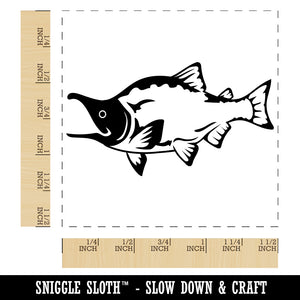 Sockeye Salmon Fish Self-Inking Rubber Stamp Ink Stamper