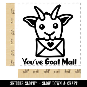 You've Got Goat Mail Self-Inking Rubber Stamp Ink Stamper