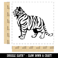 Regal Standing Bengal Tiger Self-Inking Rubber Stamp Ink Stamper