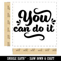 You Can Do It Motivational Self-Inking Rubber Stamp Ink Stamper