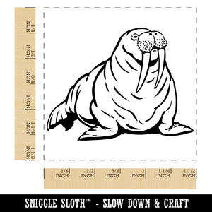 Chubby Pacific Walrus Self-Inking Rubber Stamp Ink Stamper