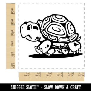 Cute Cartoon Turtle Walking Self-Inking Rubber Stamp Ink Stamper