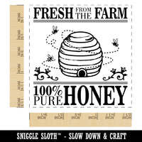 Fresh From The Farm Beehive Pure Honey Self-Inking Rubber Stamp Ink Stamper