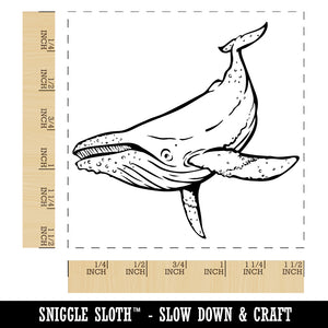 Humpback Whale Self-Inking Rubber Stamp Ink Stamper