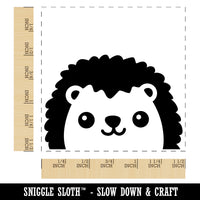 Peeking Hedgehog Self-Inking Rubber Stamp Ink Stamper