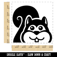 Peeking Squirrel Self-Inking Rubber Stamp Ink Stamper