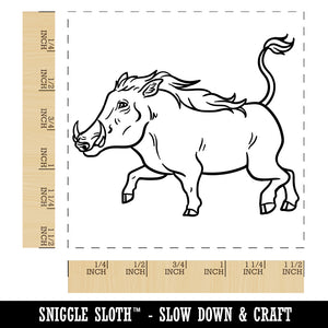 Common Warthog Pig Self-Inking Rubber Stamp Ink Stamper