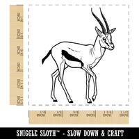 Thomson's Gazelle Antelope African Self-Inking Rubber Stamp Ink Stamper