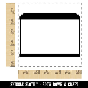 Aquarium Fish Tank Empty Self-Inking Rubber Stamp Ink Stamper