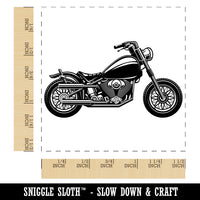 Motorcycle Motorbike Biker Vehicle Wheels Hog Self-Inking Rubber Stamp Ink Stamper