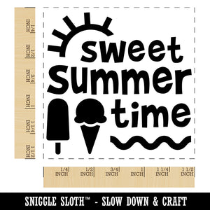 Sweet Summer Time Self-Inking Rubber Stamp Ink Stamper