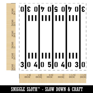 Football Field Yardlines Self-Inking Rubber Stamp Ink Stamper