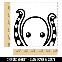 Peeking Octopus Self-Inking Rubber Stamp Ink Stamper