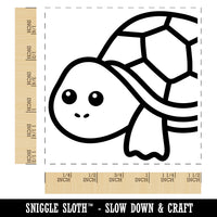 Peeking Turtle Self-Inking Rubber Stamp Ink Stamper