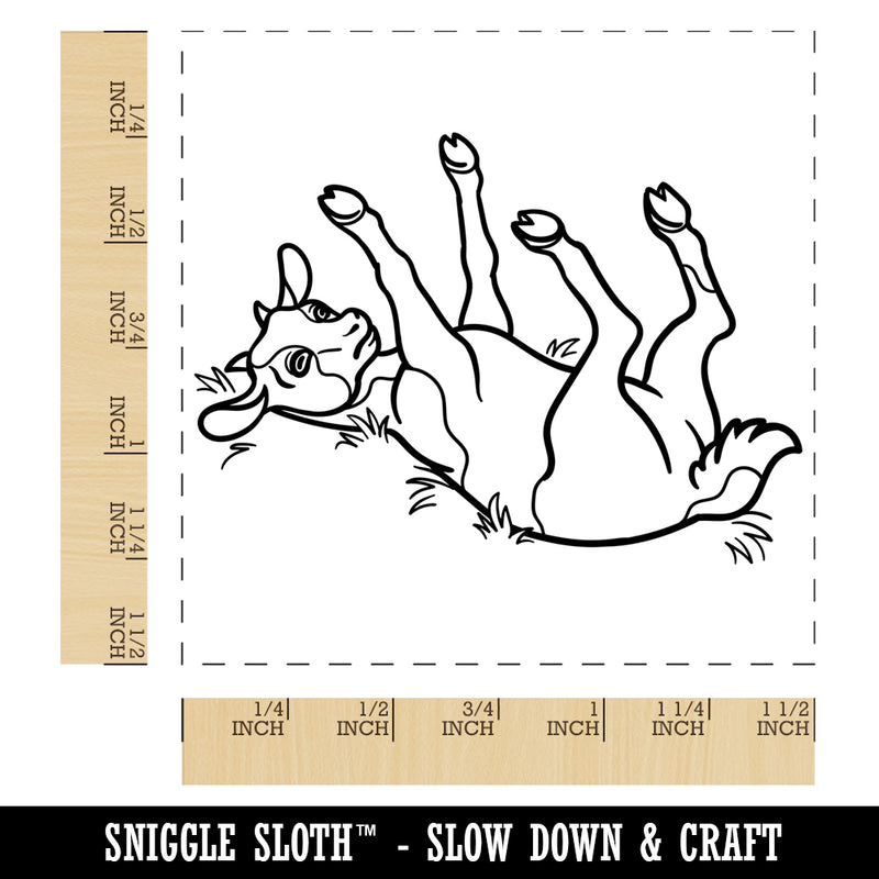 Fainting Goat Self-Inking Rubber Stamp Ink Stamper