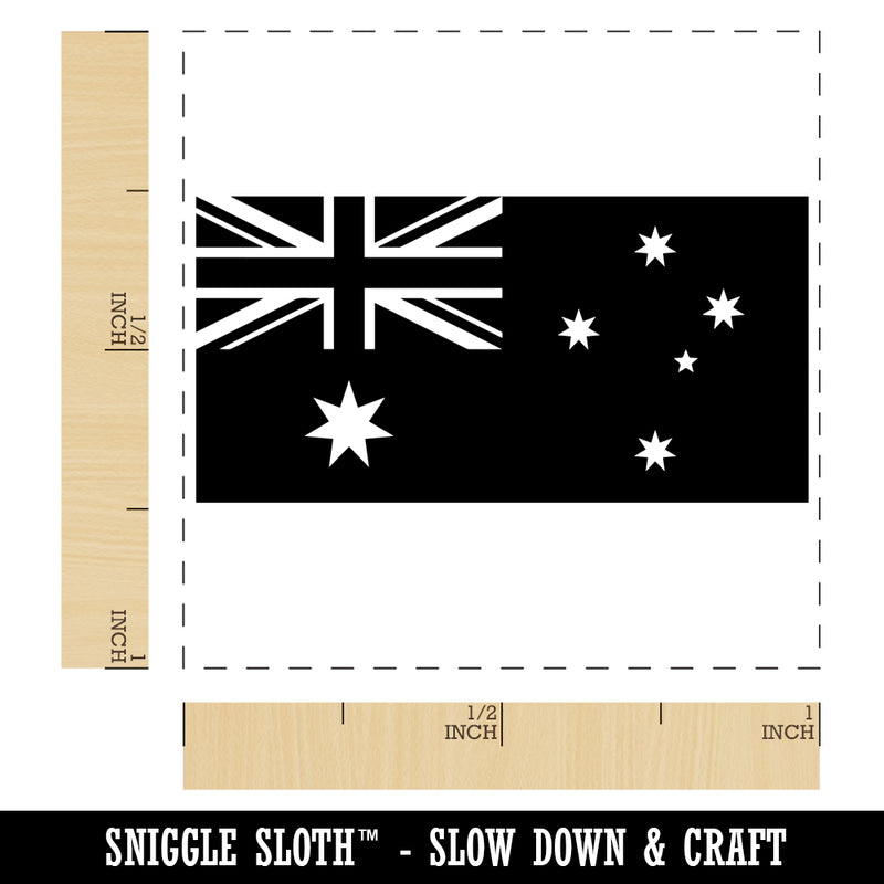 Australia Flag Self-Inking Rubber Stamp Ink Stamper