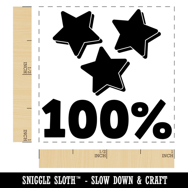 Bravo with Stars Teacher Motivation Self-Inking Rubber Stamp Ink Stamper