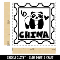 China Panda Passport Travel Self-Inking Rubber Stamp Ink Stamper